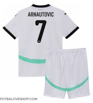 Rakousko Marko Arnautovic #7 Dětské Venkovní Dres ME 2024 Krátký Rukáv (+ trenýrky)